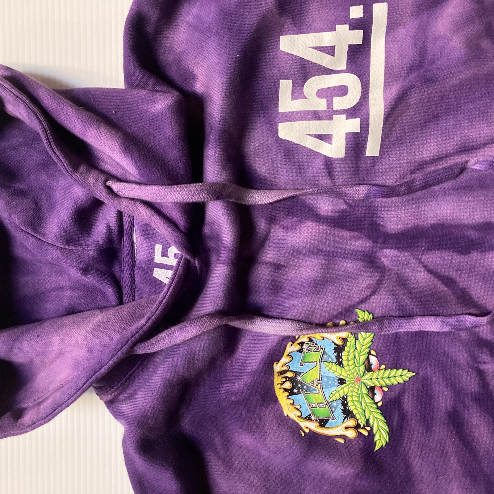 HAF × 454 tie-dye collab hoodie