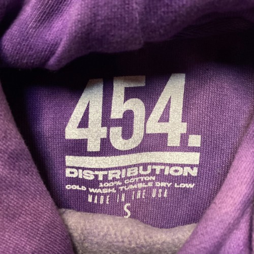 454 Distribution inner neck tag — collab hoodie