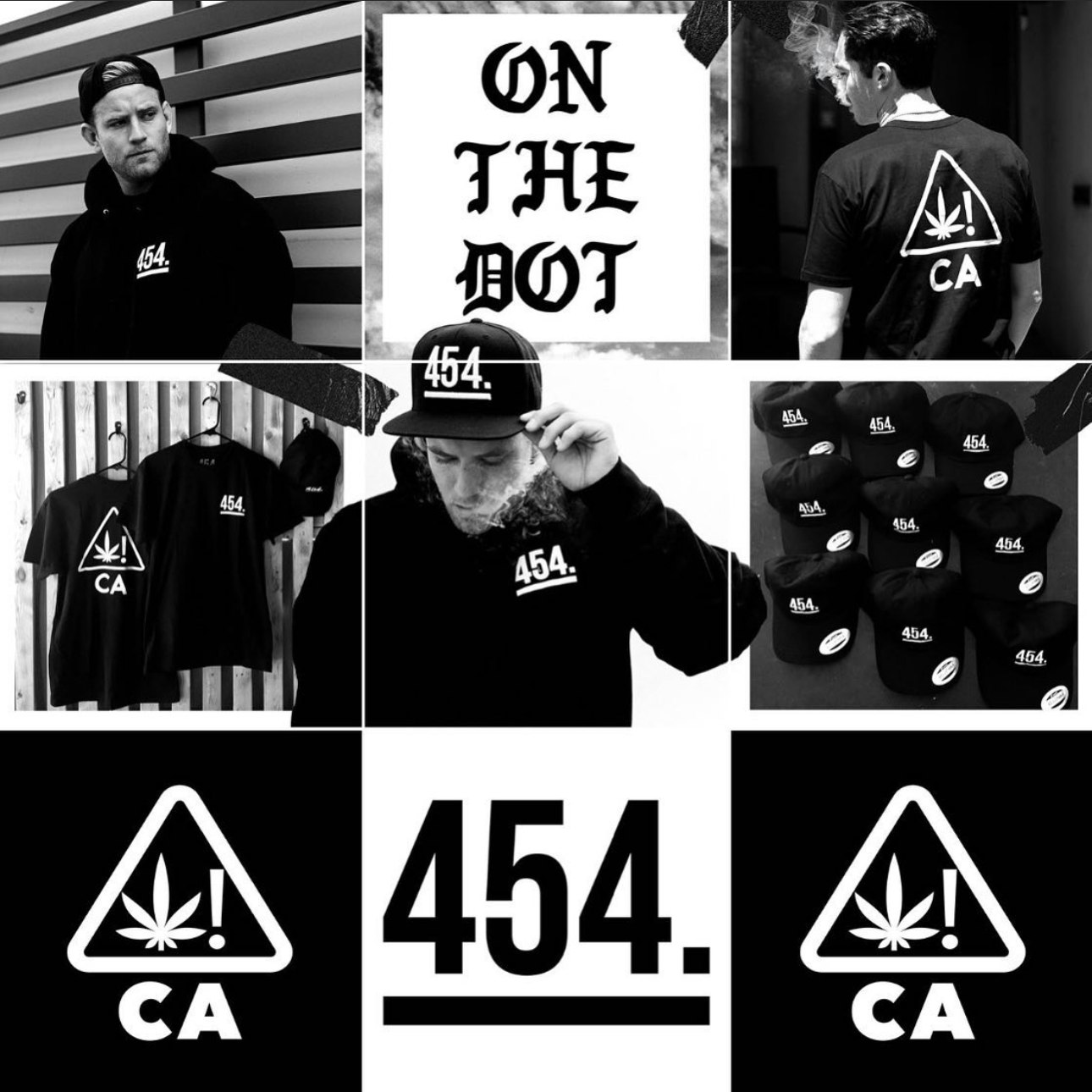 454 merch lookbook — tees, hoodies, snapbacks